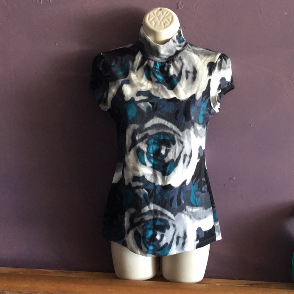 2 Express short sleeved, turtleneck shirts